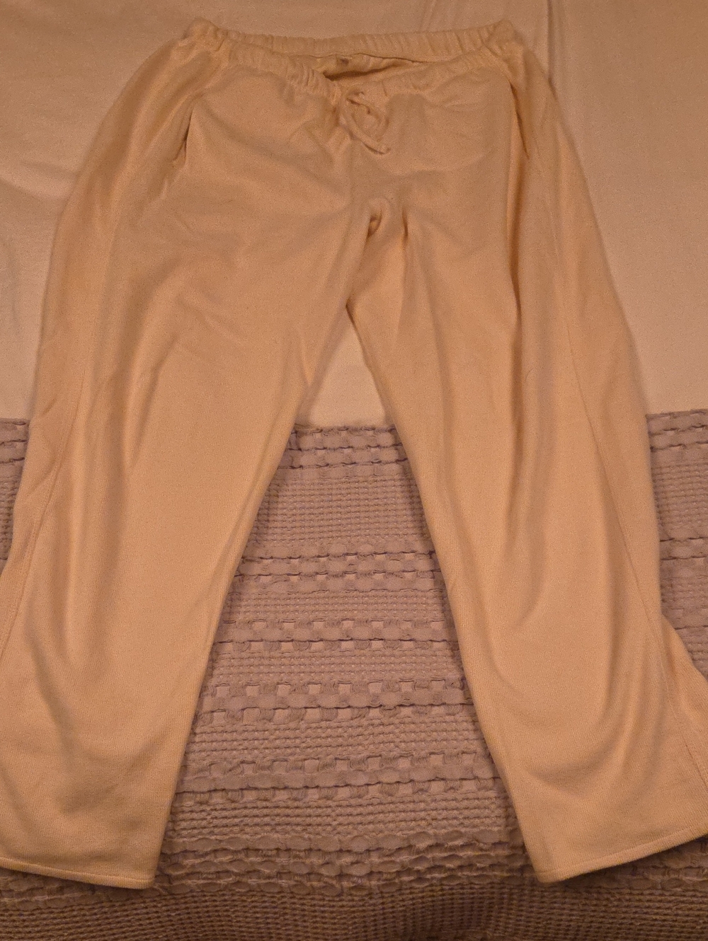 KOTN Cream Pull-On Lounge Pants  Xl